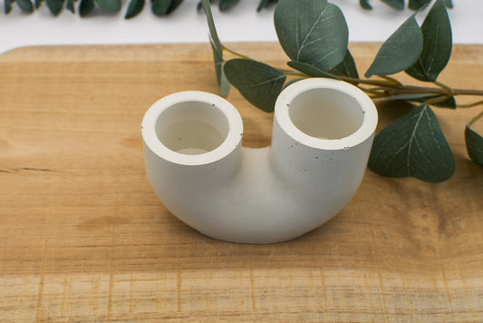 Kerzenhalter Duo XL, für Stabkerzen mit 3 cm Durchmesser