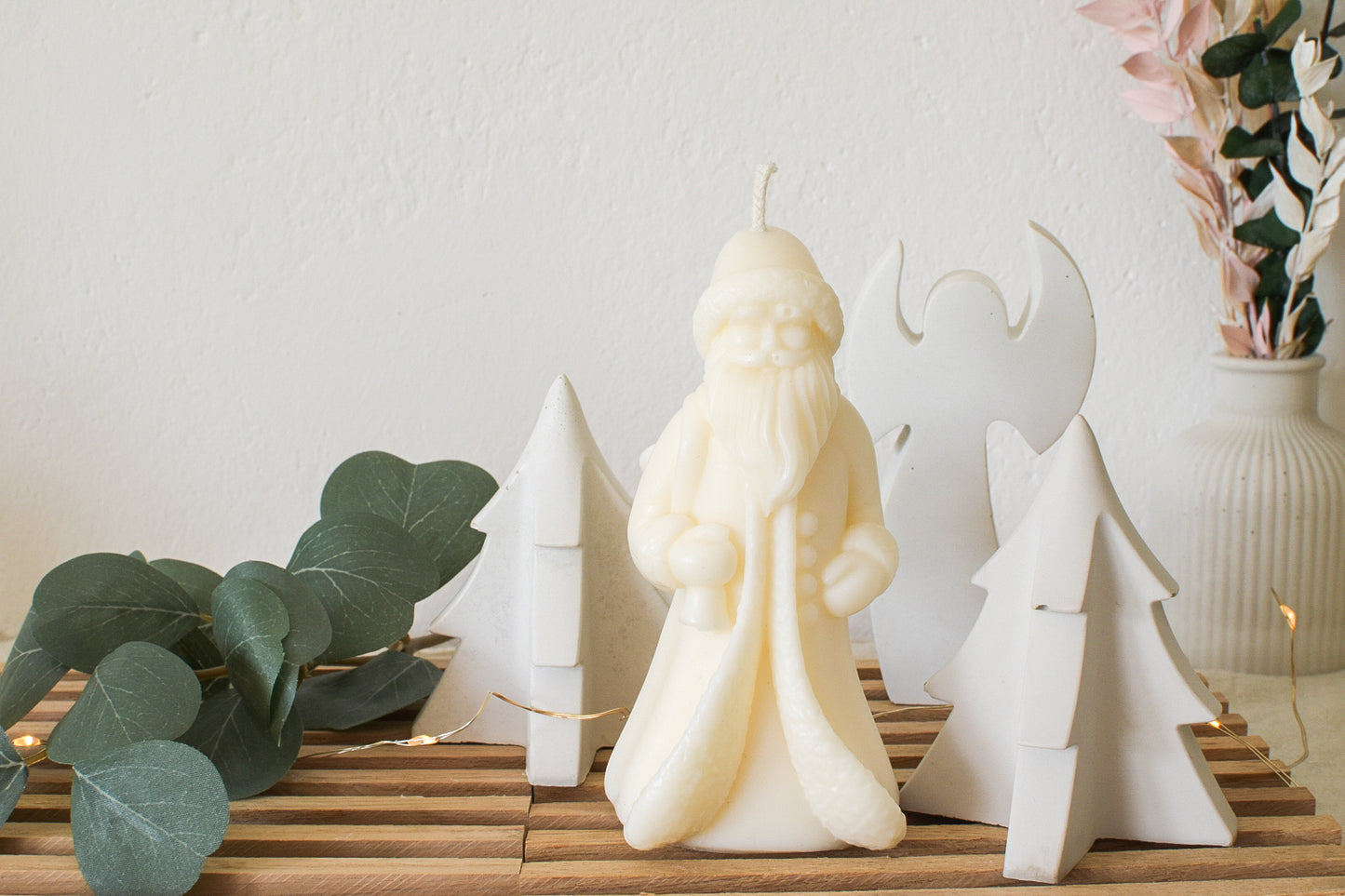 Kerze "Weihnachtsmann" - Weihnachtsdekoration