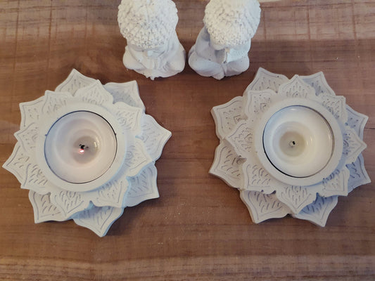 Teelichthalter Lotusblüte