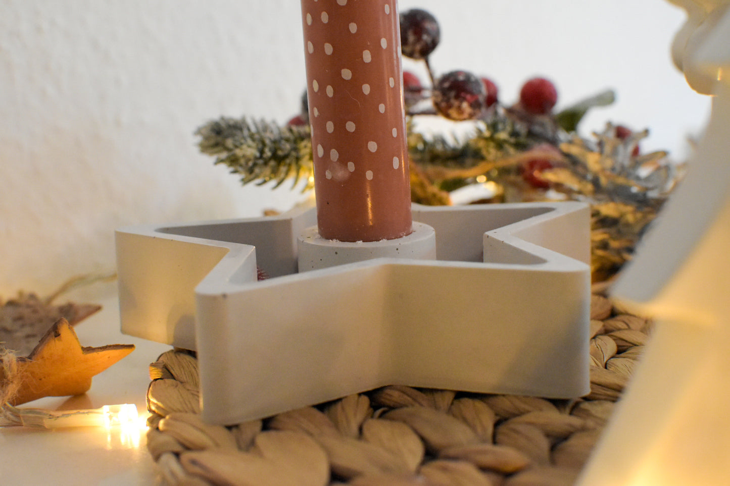 Kerzenhalter Stern - Weihnachtsdekoration