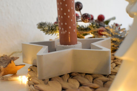 Kerzenhalter Stern - Weihnachtsdekoration