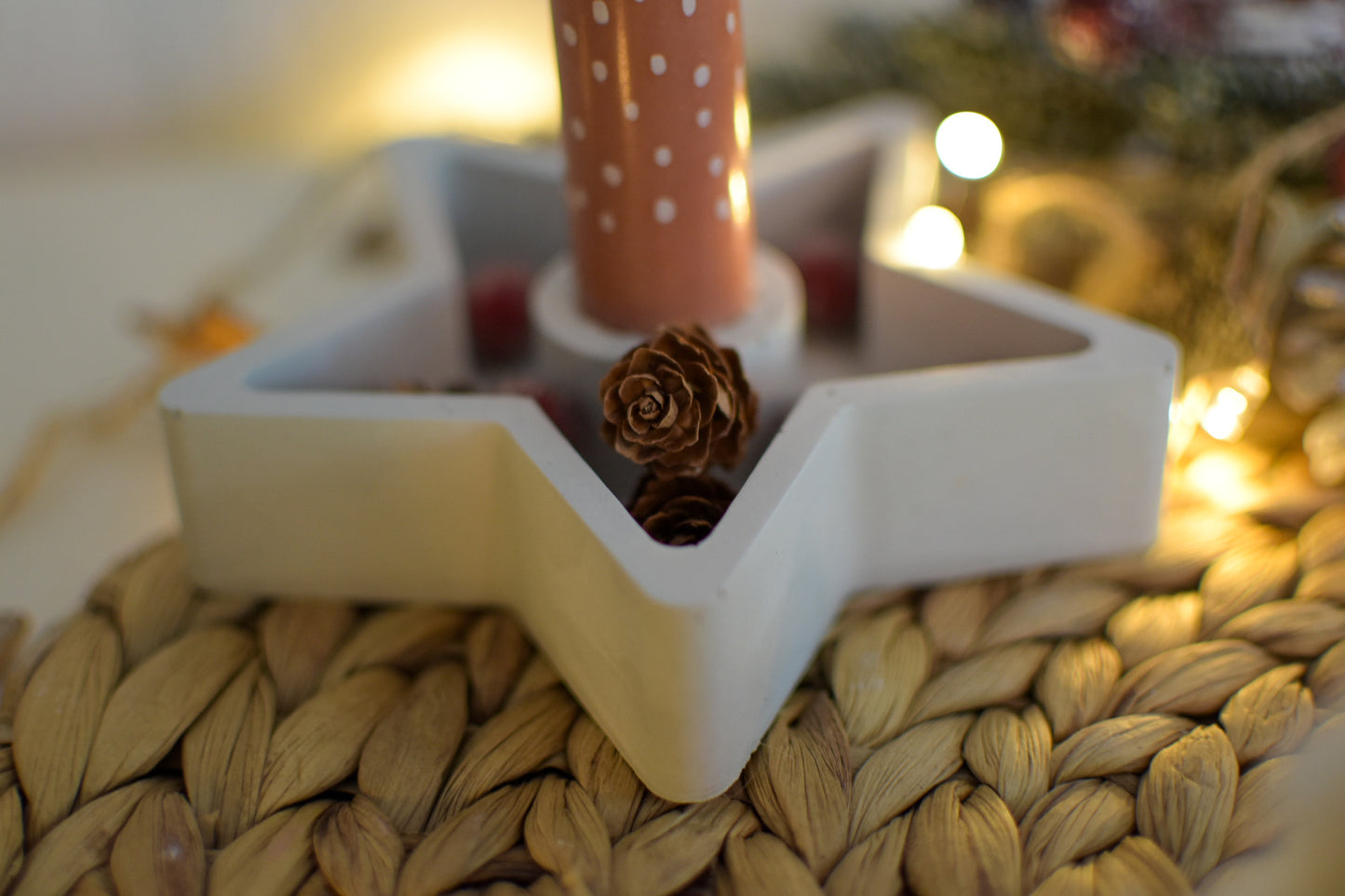 Kerzenhalter Stern - Weihnachtsdekoration