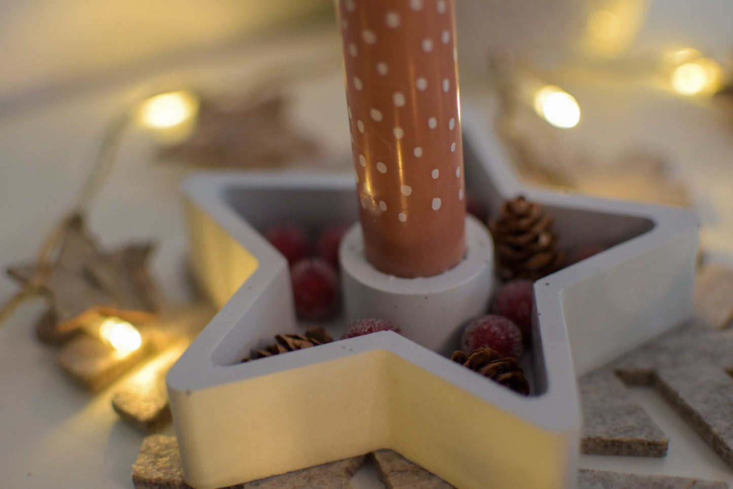 Kerzenhalter Stern - Weihnachtsdekoration