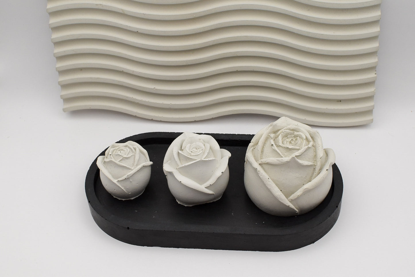 Rosen aus Beton in 3 Größen