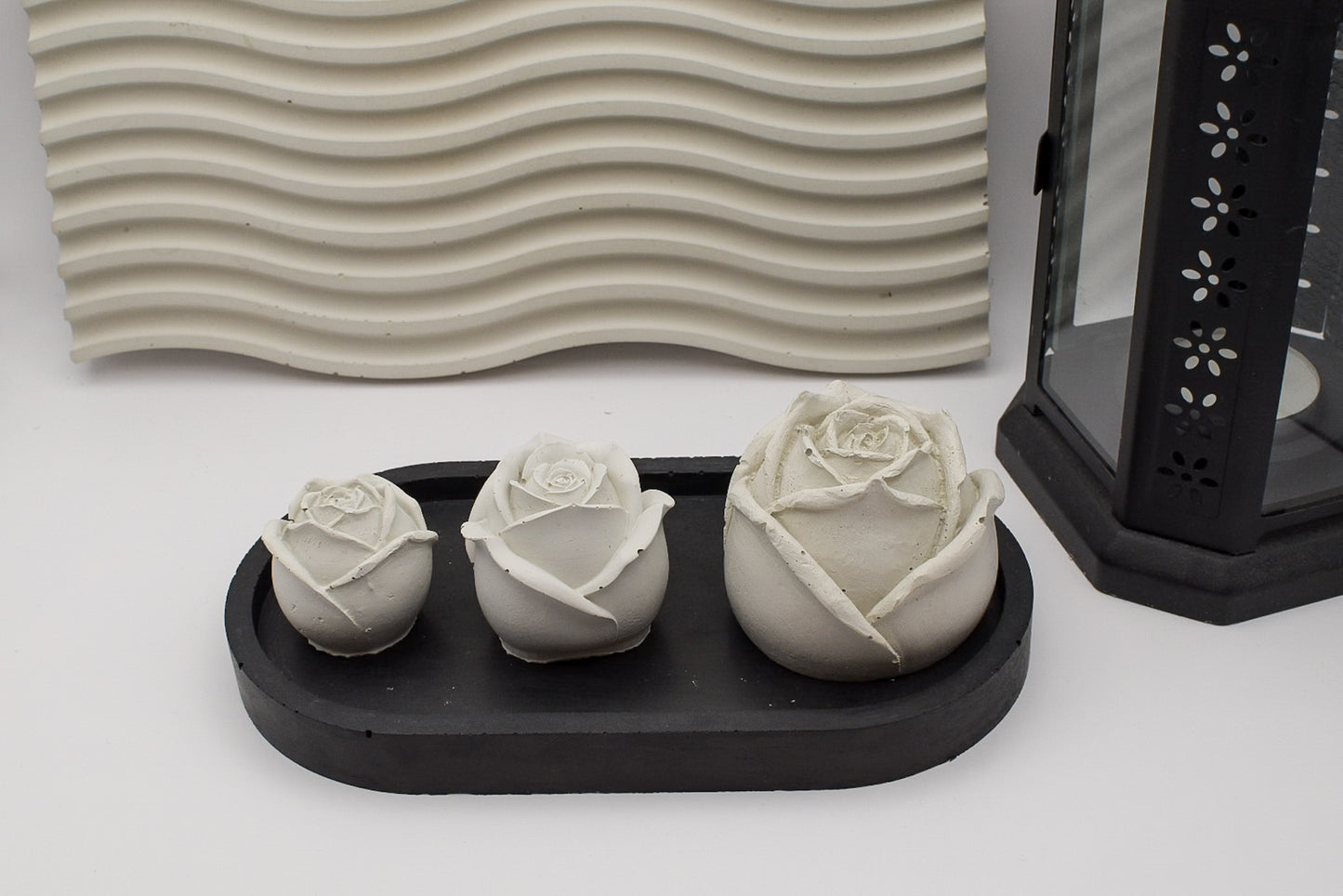 Rosen aus Beton in 3 Größen