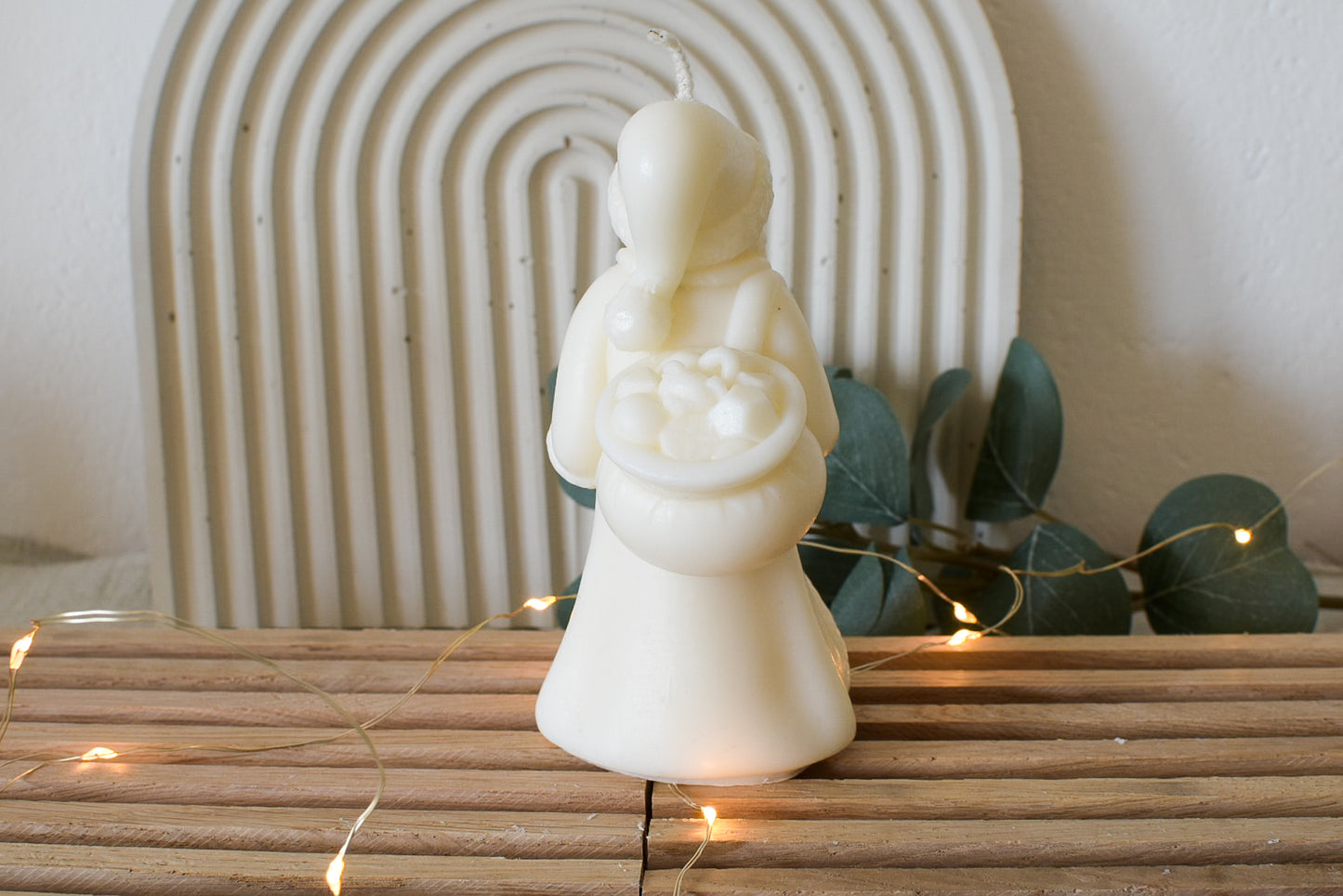 Kerze "Weihnachtsmann"  -  Weihnachtsdekoration