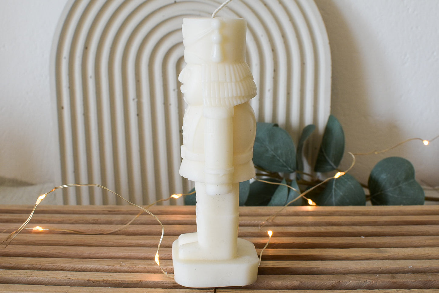 Kerze "Nussknacker"  -  Weihnachtsdekoratioin