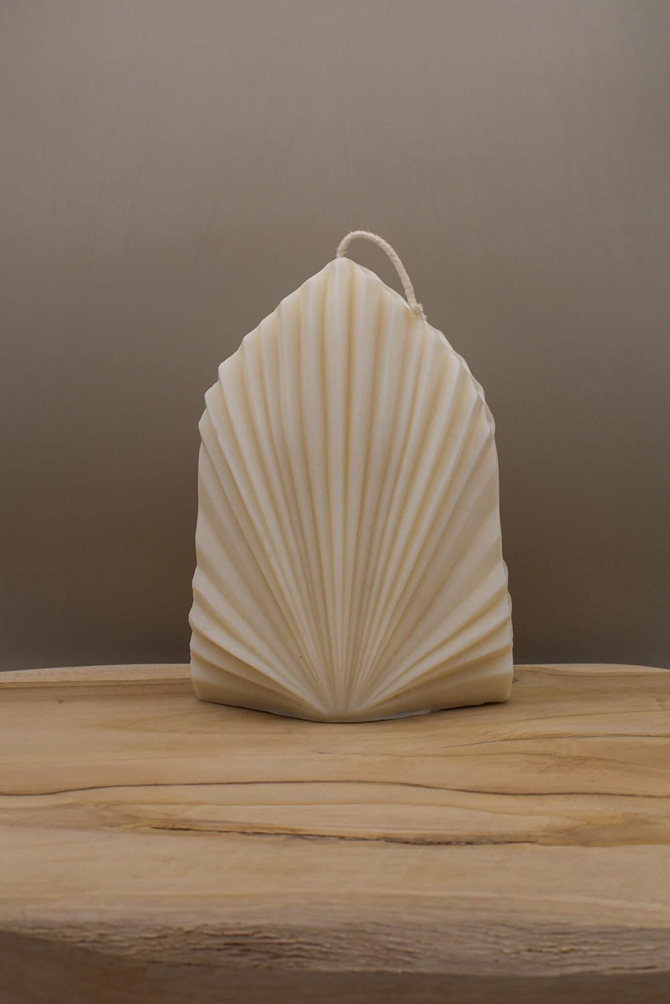 Kerze aus Sojawachs, vegane Kerze aus Olivenwachs, Palmblatt