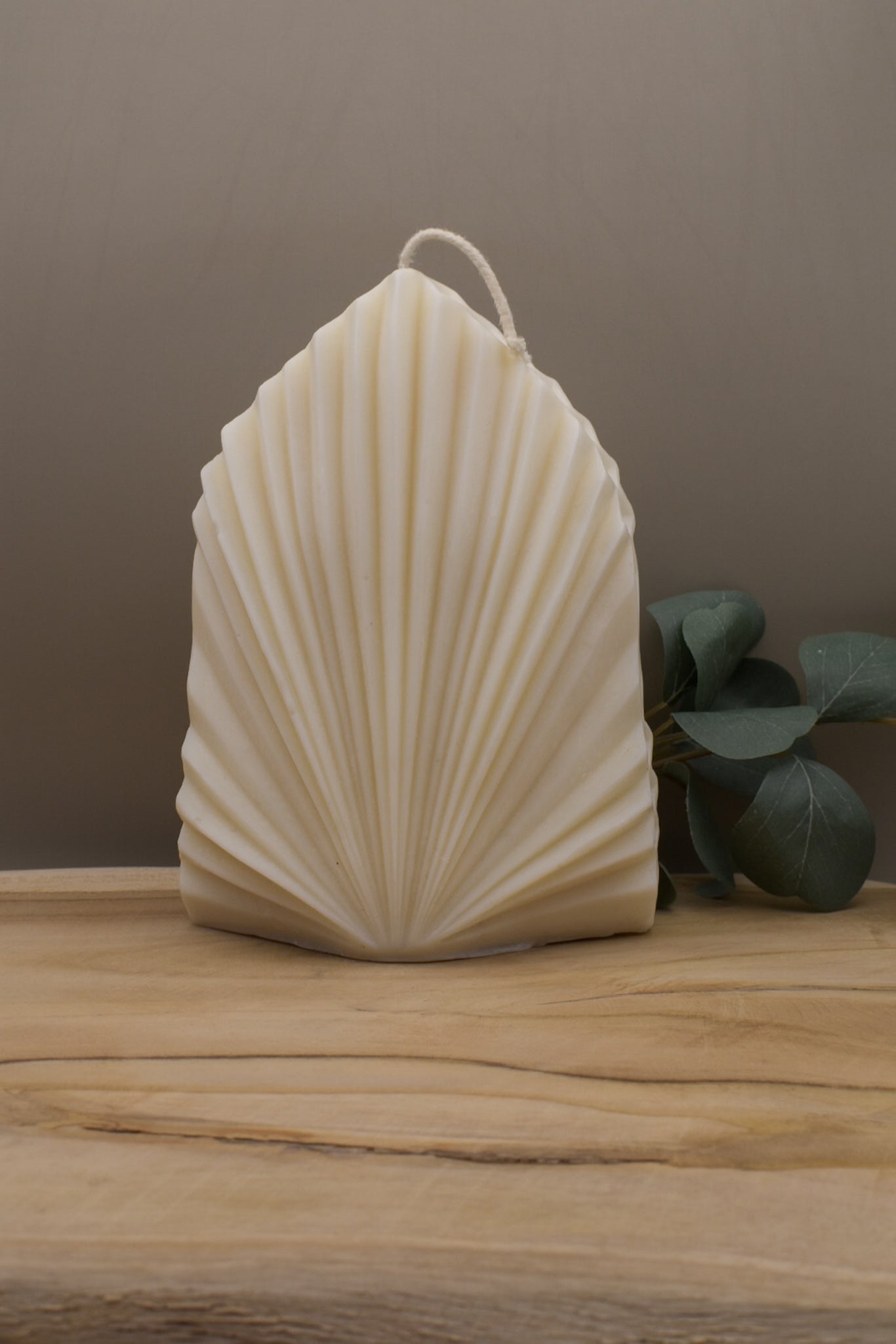 vegane Kerze, handgemacht aus Olivenwachs, nachhaltig und Upcycling