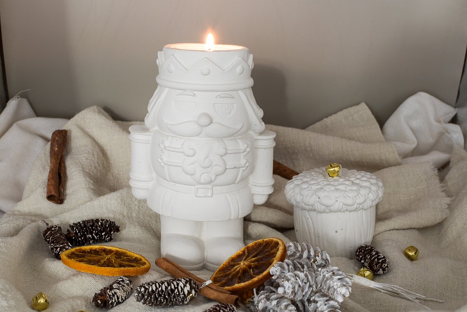 Betondekoration Nussknacker