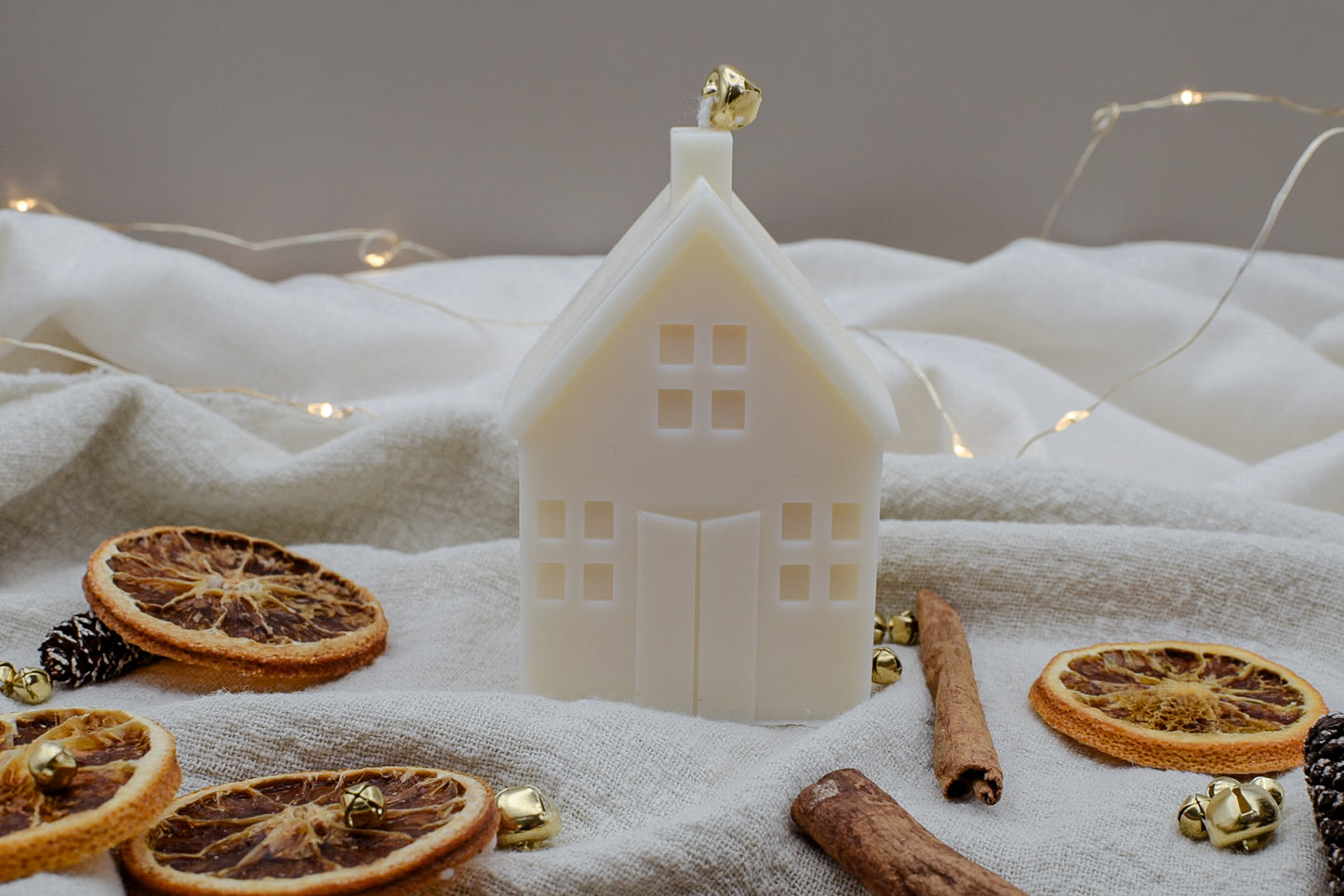 Haus-Kerze   -  Weihnachtsdekoration