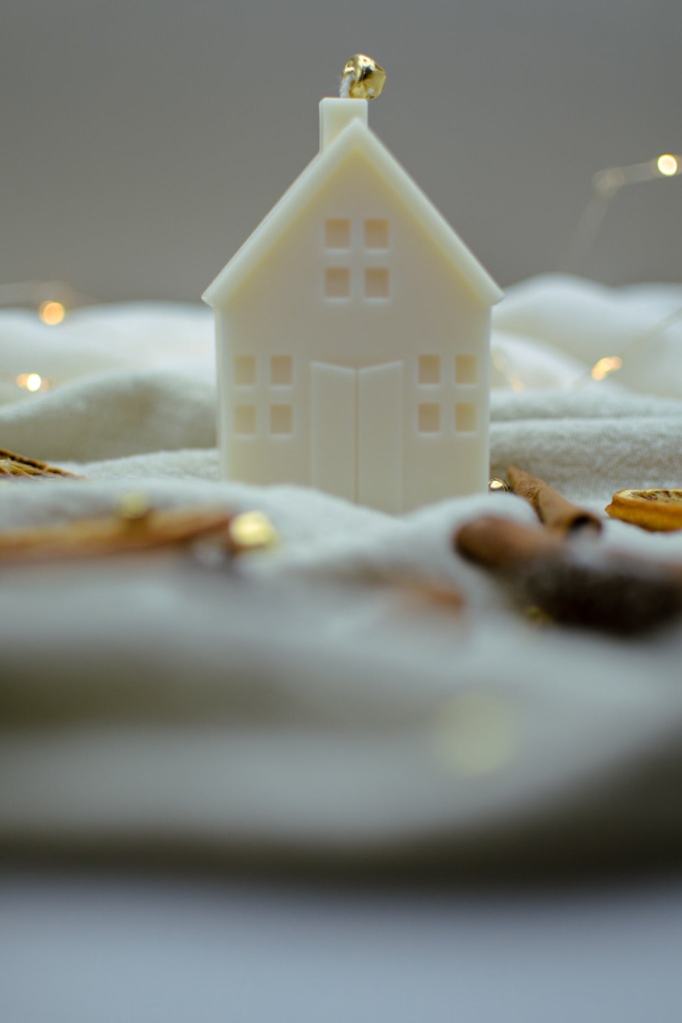 Haus-Kerze   -  Weihnachtsdekoration