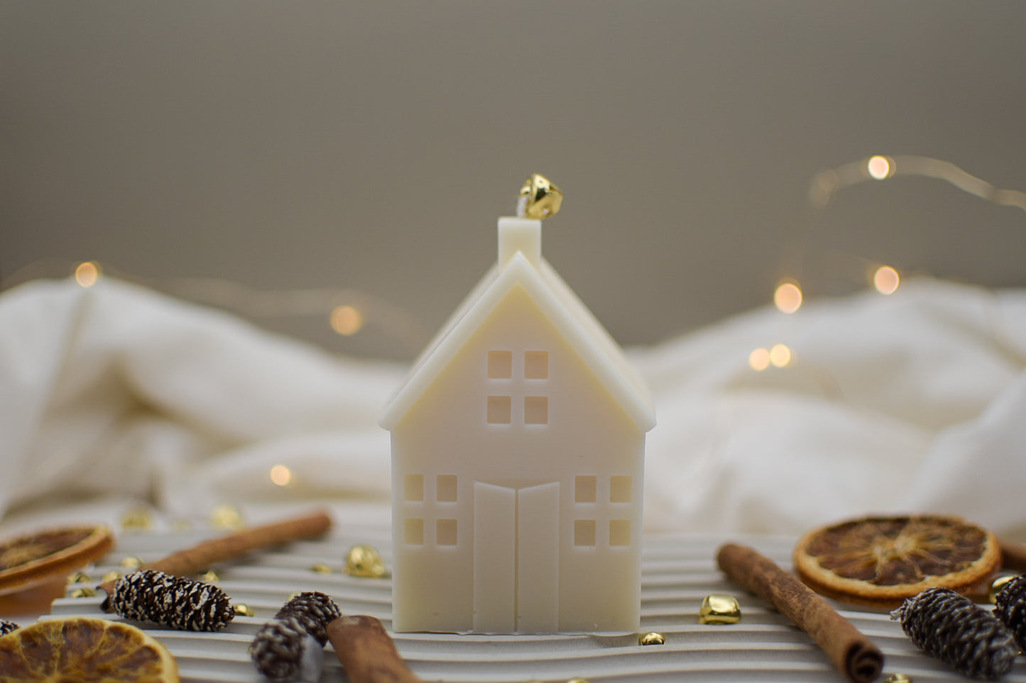 Haus-Kerze   -  Weihnachtsdekoration