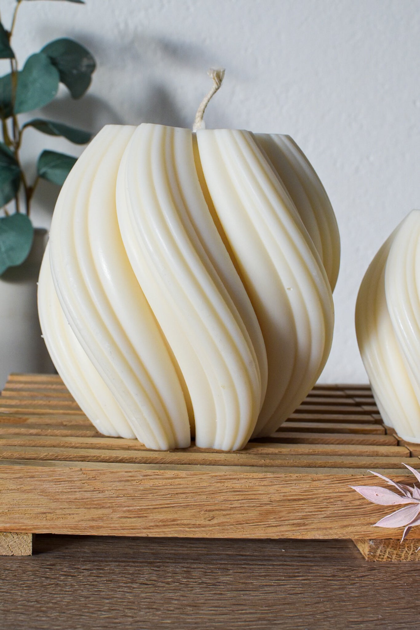 Kerze "Swirl", 3 Größen