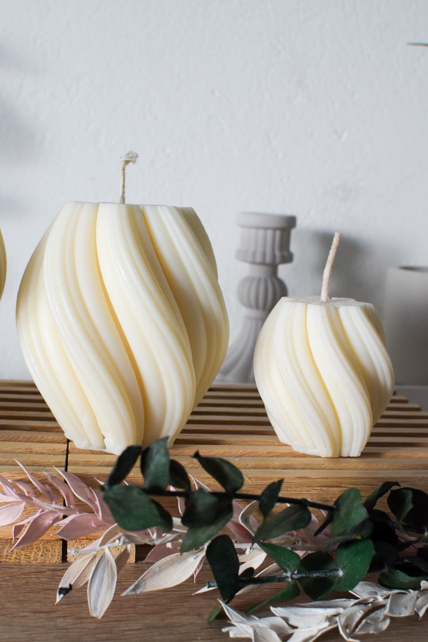 Kerze "Swirl", 3 Größen