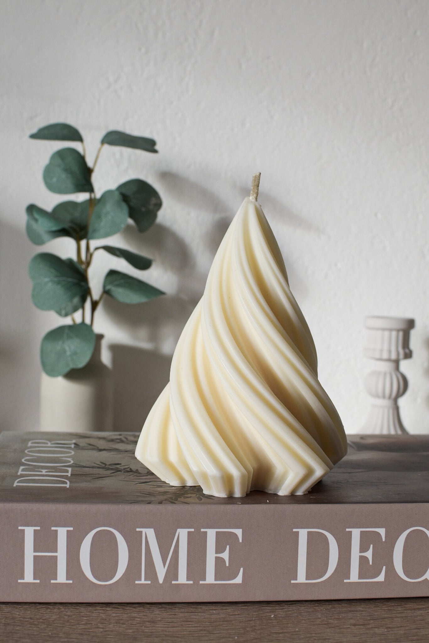 Gedrehte Kerze, Swirlkerze, 3 Gößen