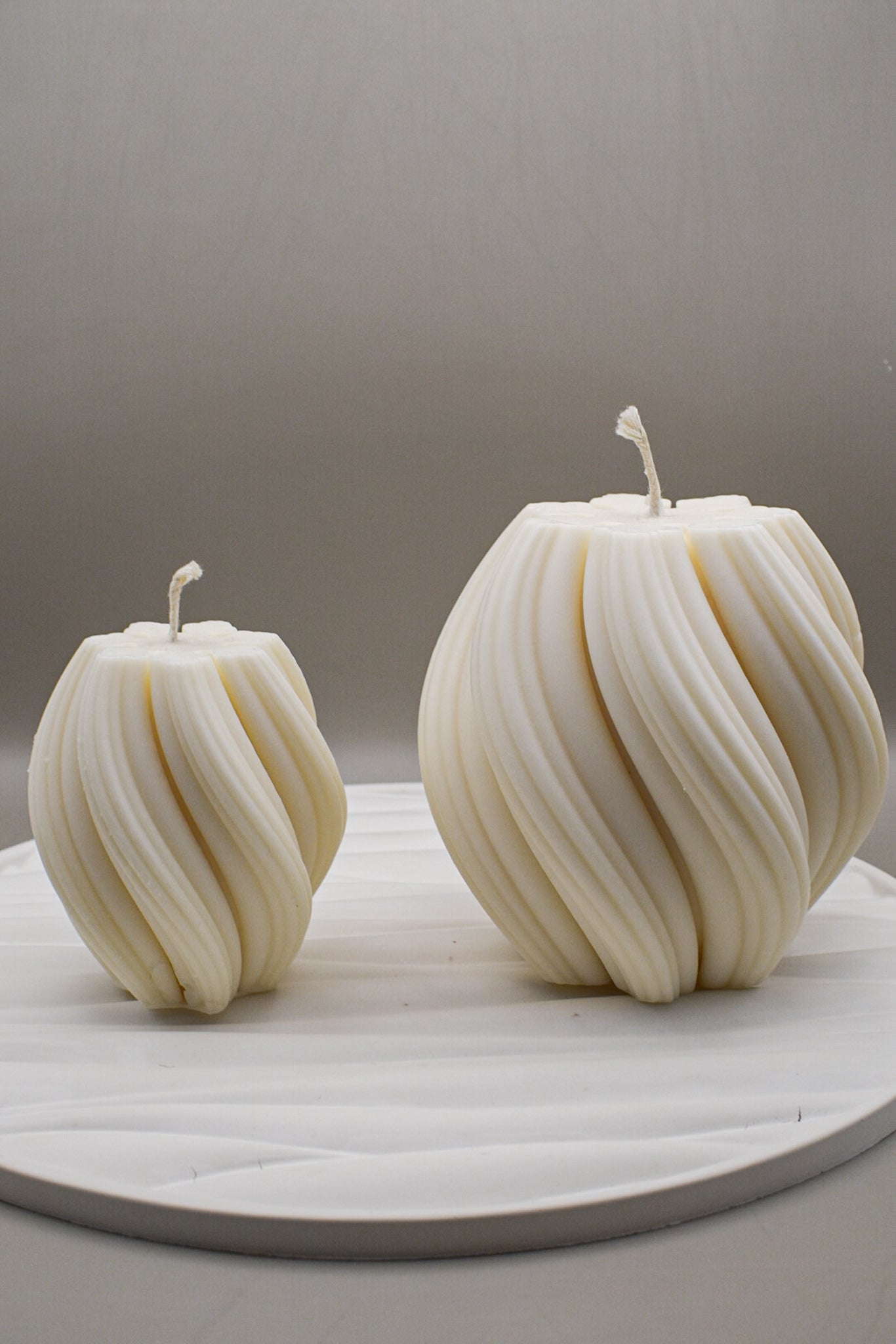 Kerze "Swirl", 3 Größen