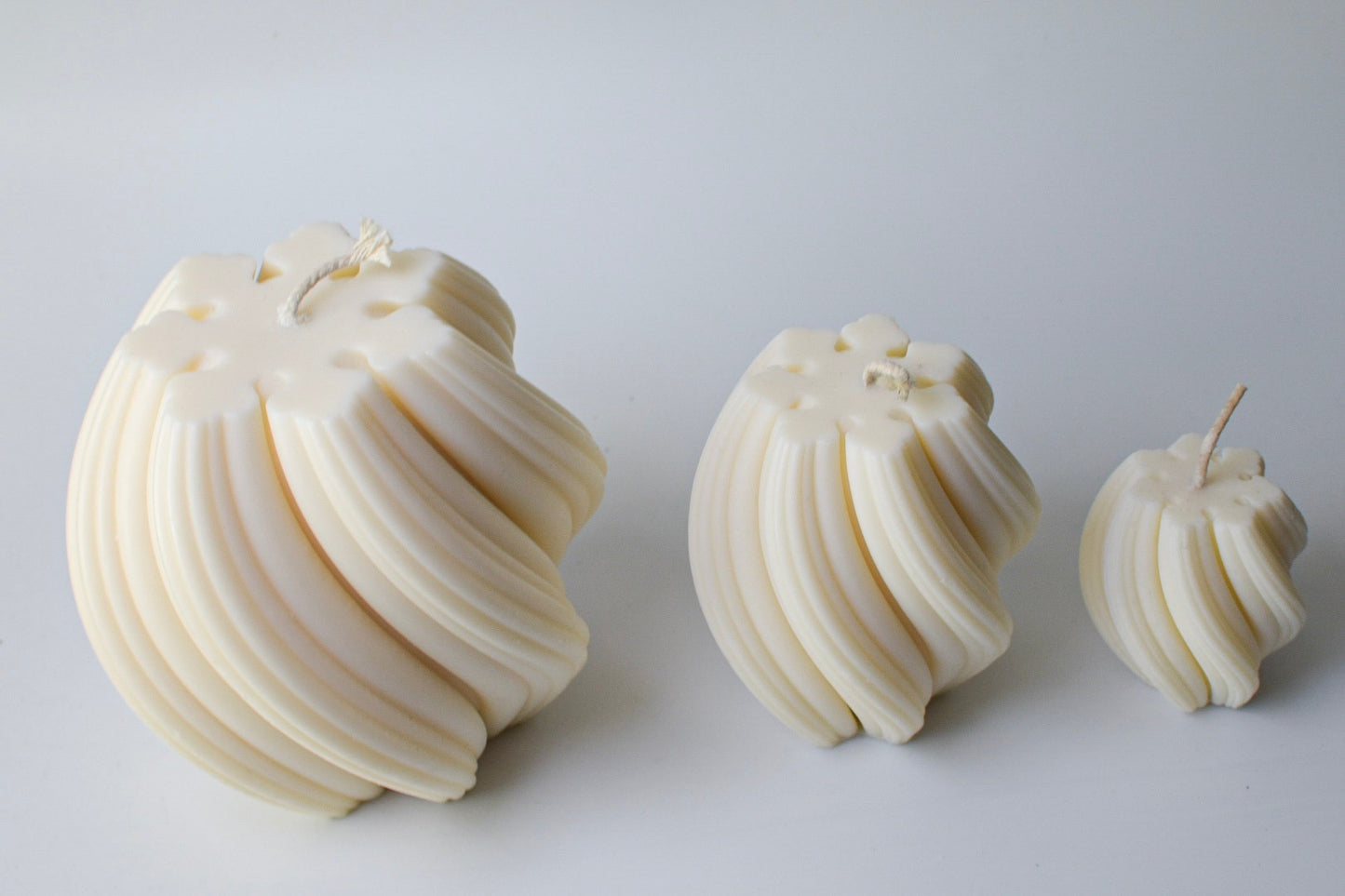 Kerze "Swirl", 3 Größen