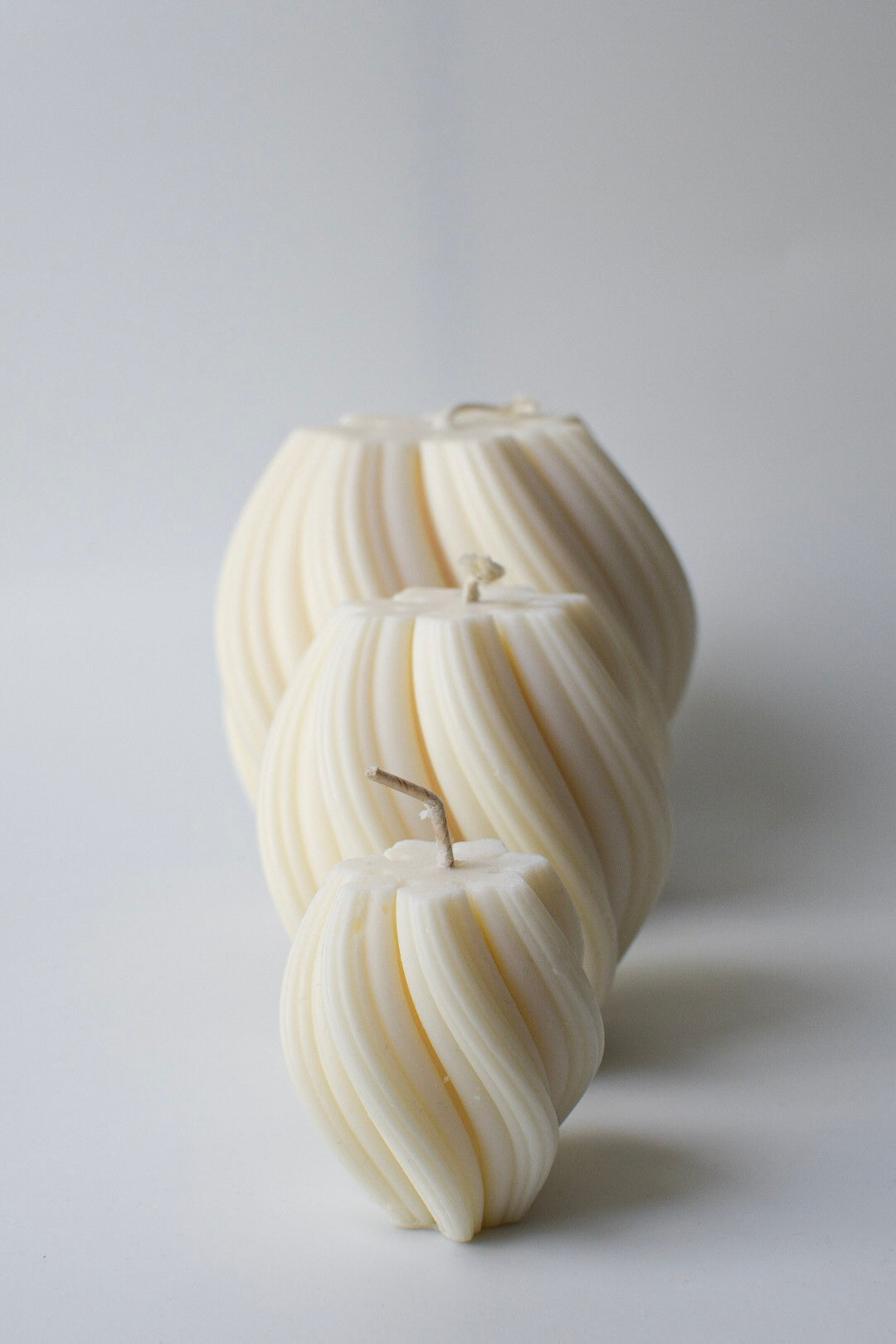 Kerze "Swirl", 3 Größen