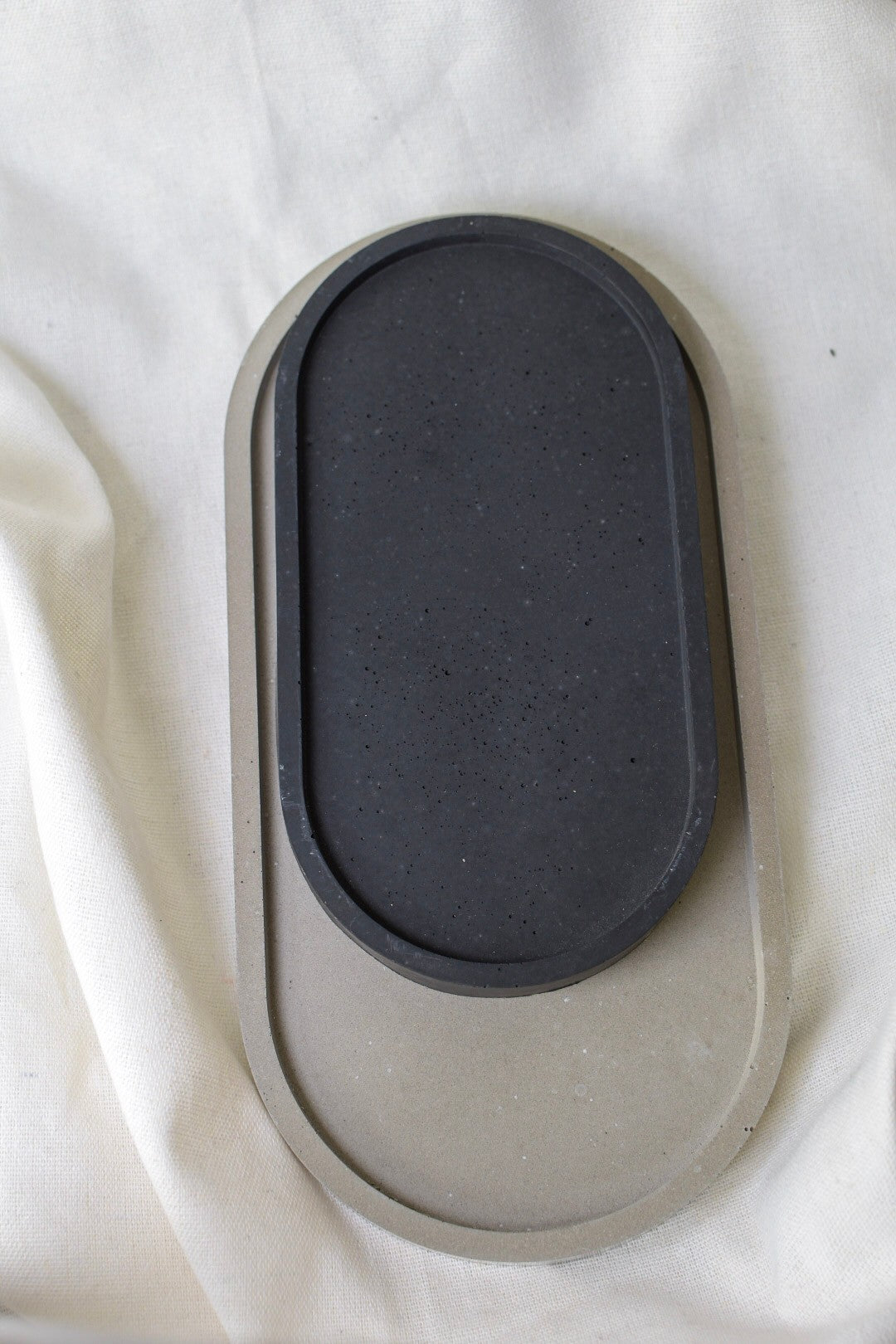 Tablett oval in 2 Größen  -  Betondekoration